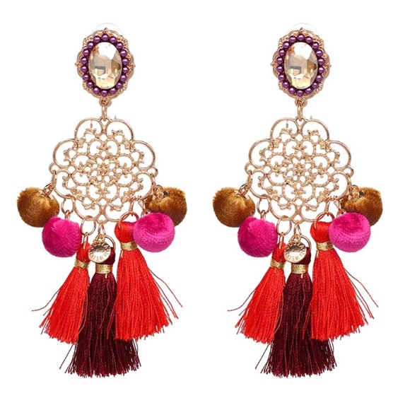 Jewelry - Trendy Fringe Earrings